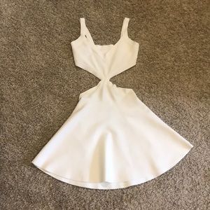 White BCBG Skater Dress